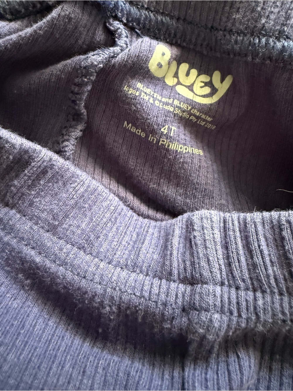 Bluey Light Blue & Navy Kids Matching Set - Picture 7 of 7